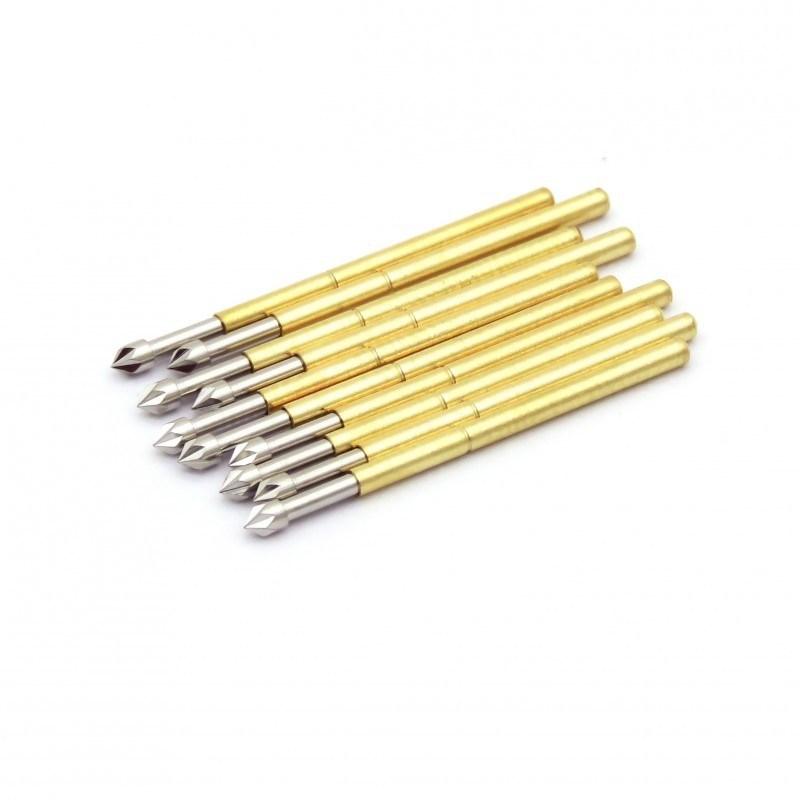 스프링 테스트 프로브 길이 24.5mm 및 1.5mm 바늘 지름 4mm 풀 스트록 PCB 테스트