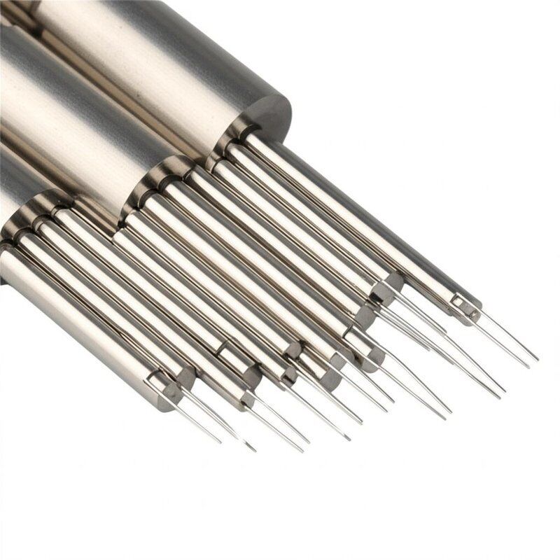 맞춤형 크기 금도금 스프링 테스트 프로브, 0.50암페어 전류 정격 및 50mΩ 최대 접촉 저항