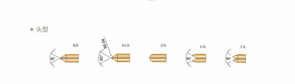 금으로 칠한 고구려 스프링 테스트 프로브