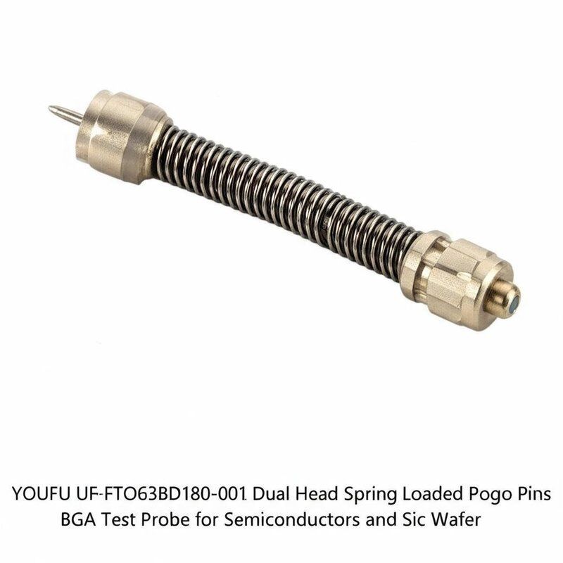 BGA 테스트용 2A 전류 정격 및 맞춤형 크기의 금도금 스프링 테스트 프로브