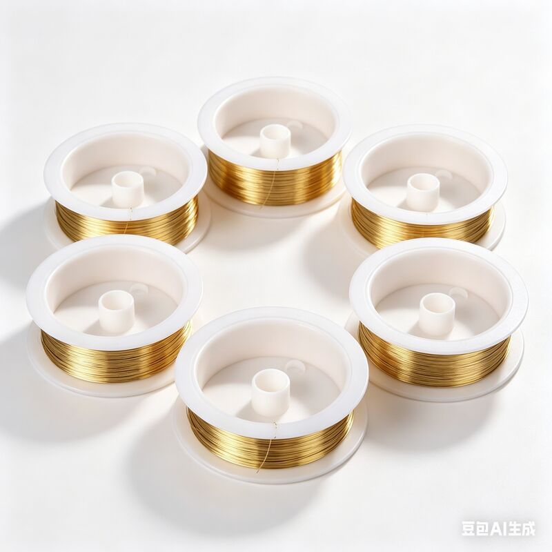 高純度タングステン 0.003mm 超細金メッキ線 低抵抗マイクロワイヤー