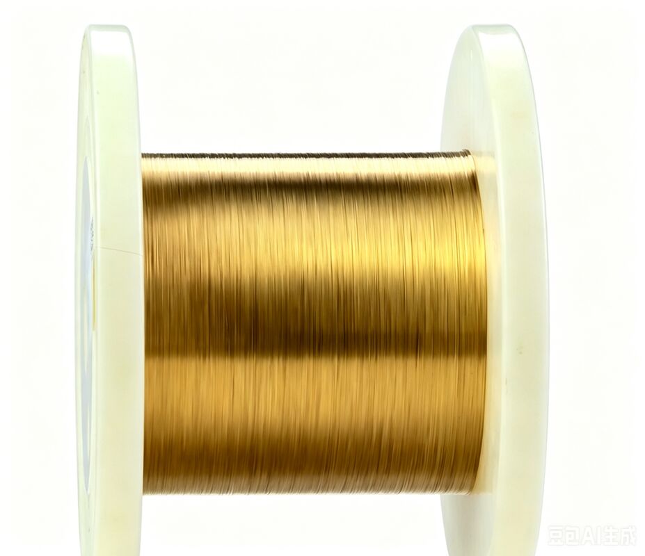 0.0035mm 마이크로 지름 금으로 접힌 텅스텐 와이어 진공 전자 마이크로 부품