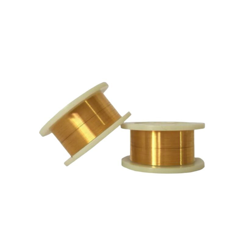 0.0035mm 실험실 연구 마이크로 프로브 사용을 위한 매우 미세한 금 도금 텅스텐 와이어