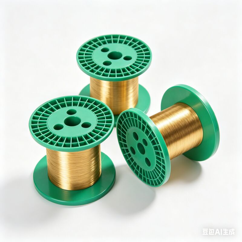 0.0035mm 실험실 연구 마이크로 프로브 사용을 위한 매우 미세한 금 도금 텅스텐 와이어