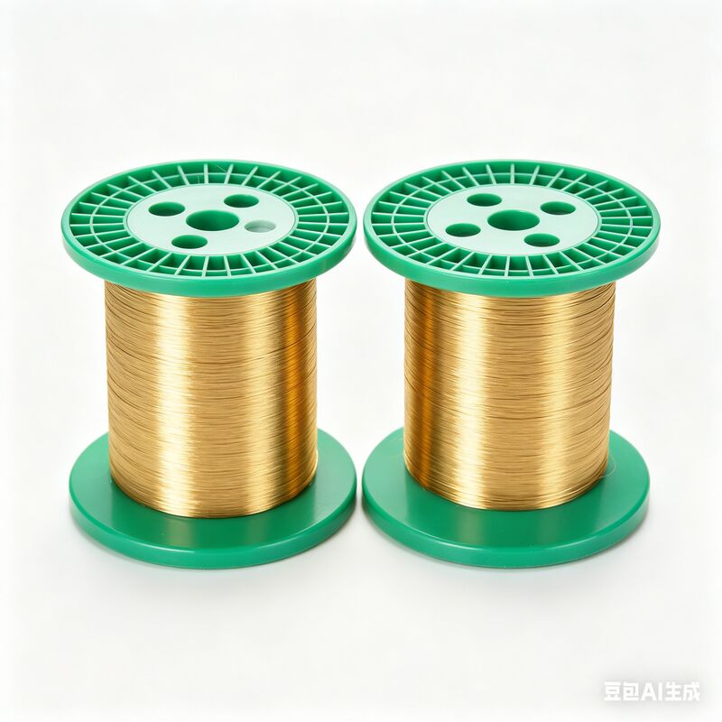 0.0035mm 실험실 연구 마이크로 프로브 사용을 위한 매우 미세한 금 도금 텅스텐 와이어