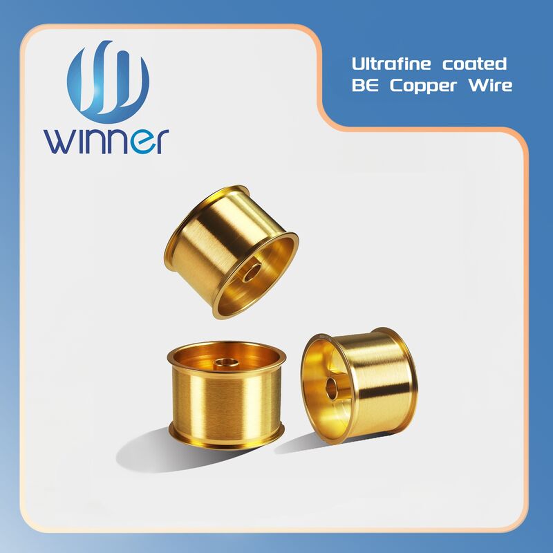 0.02mm C17500 베릴륨 구리 와이어 고강성 미니 LED 반도체 연결 스프링 와이어
